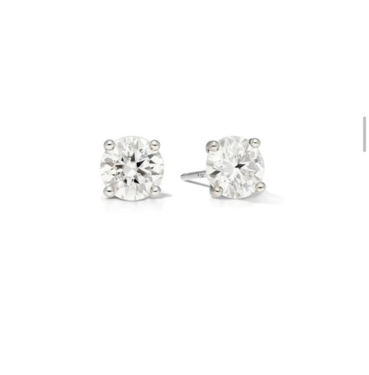 LAB DIA 4PRONG EARRING(0.5ct-1.5ct)