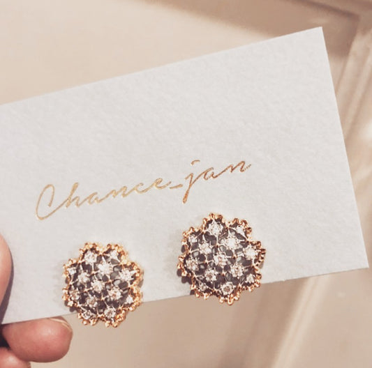 LACE DIAMOND EARRING