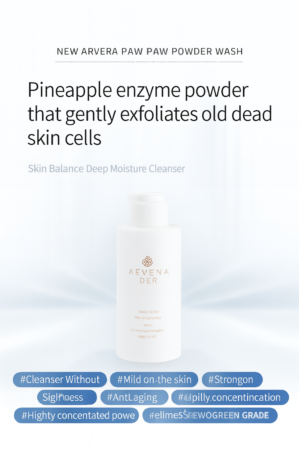 ⭐️ARVERA POPO POWDER WASH ENZYME CLEANSER 90G⭐️ <<Opening event>>