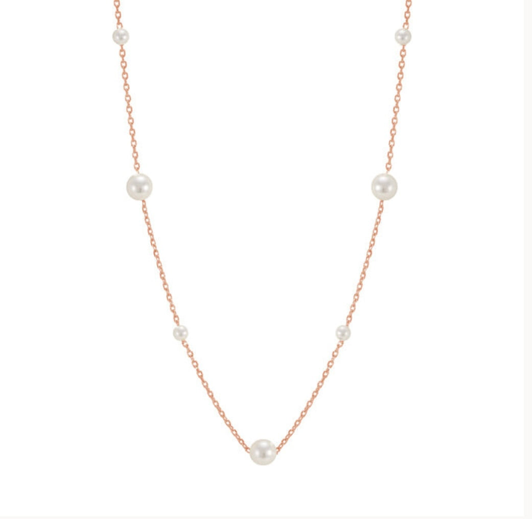 SWAROVSKI PEARL CHAIN NECKLACE