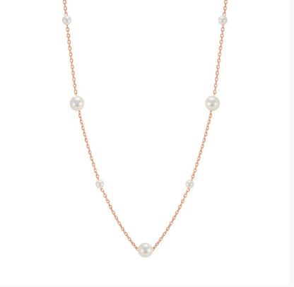 SWAROVSKI PEARL CHAIN NECKLACE