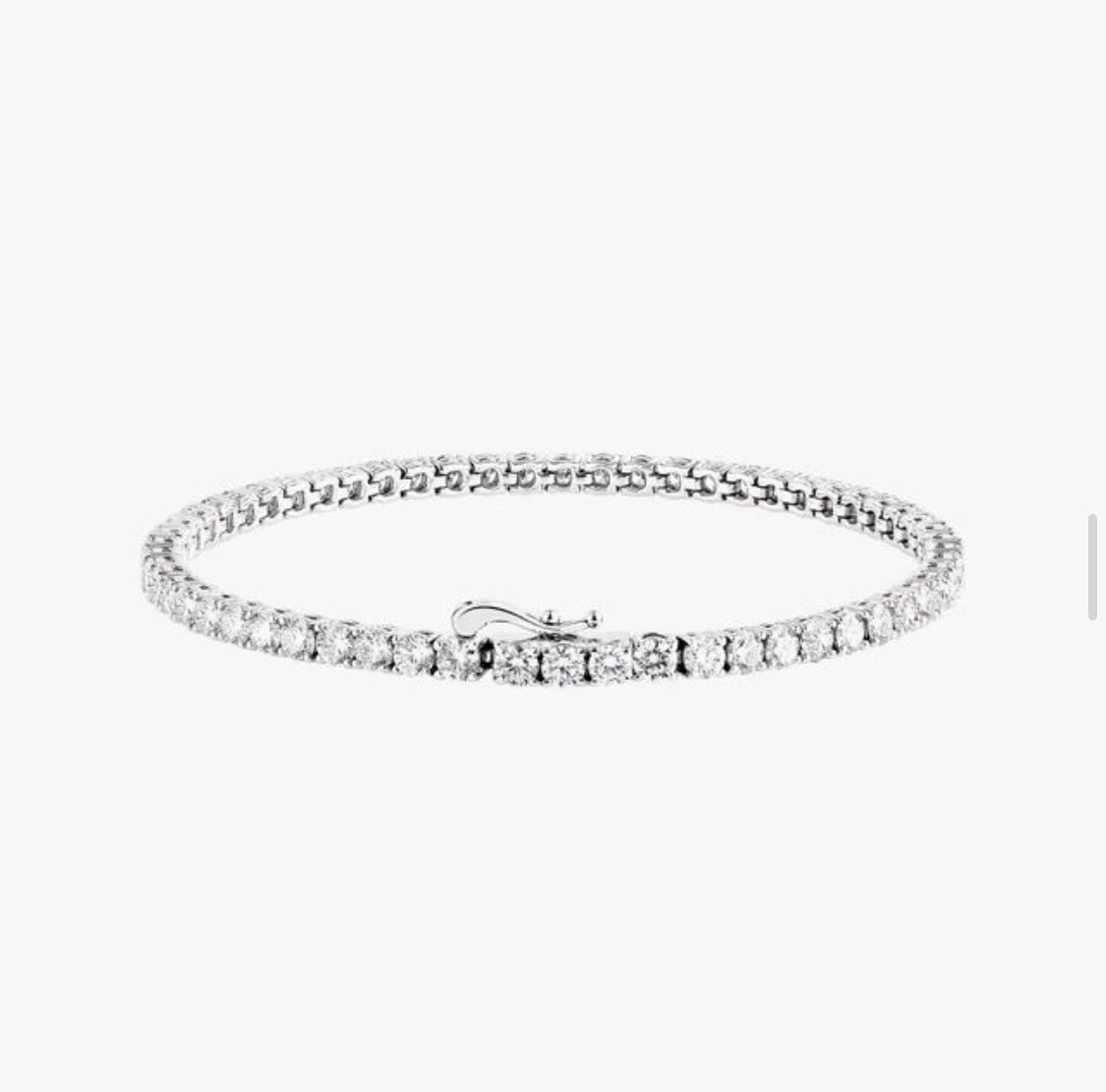 LAB DIA 0.3ct TENNI BRACELET(silver)