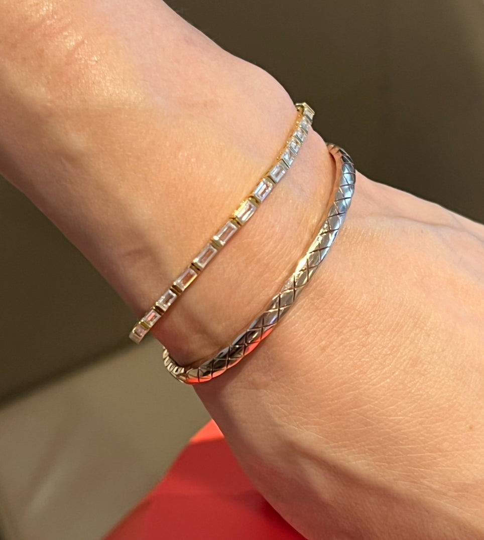 SQUARE TENNIS BRACELET
