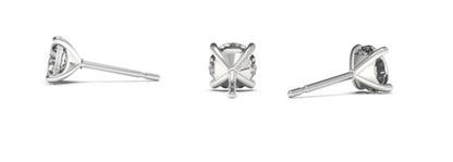 LAB DIA 4PRONG EARRING(0.5ct-1.5ct)