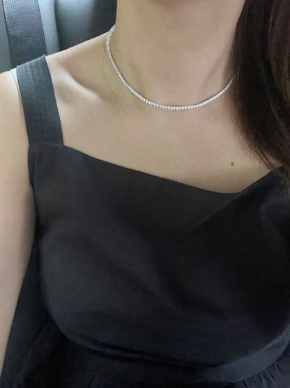 ZIRCONIA TENNIS NECKLACE