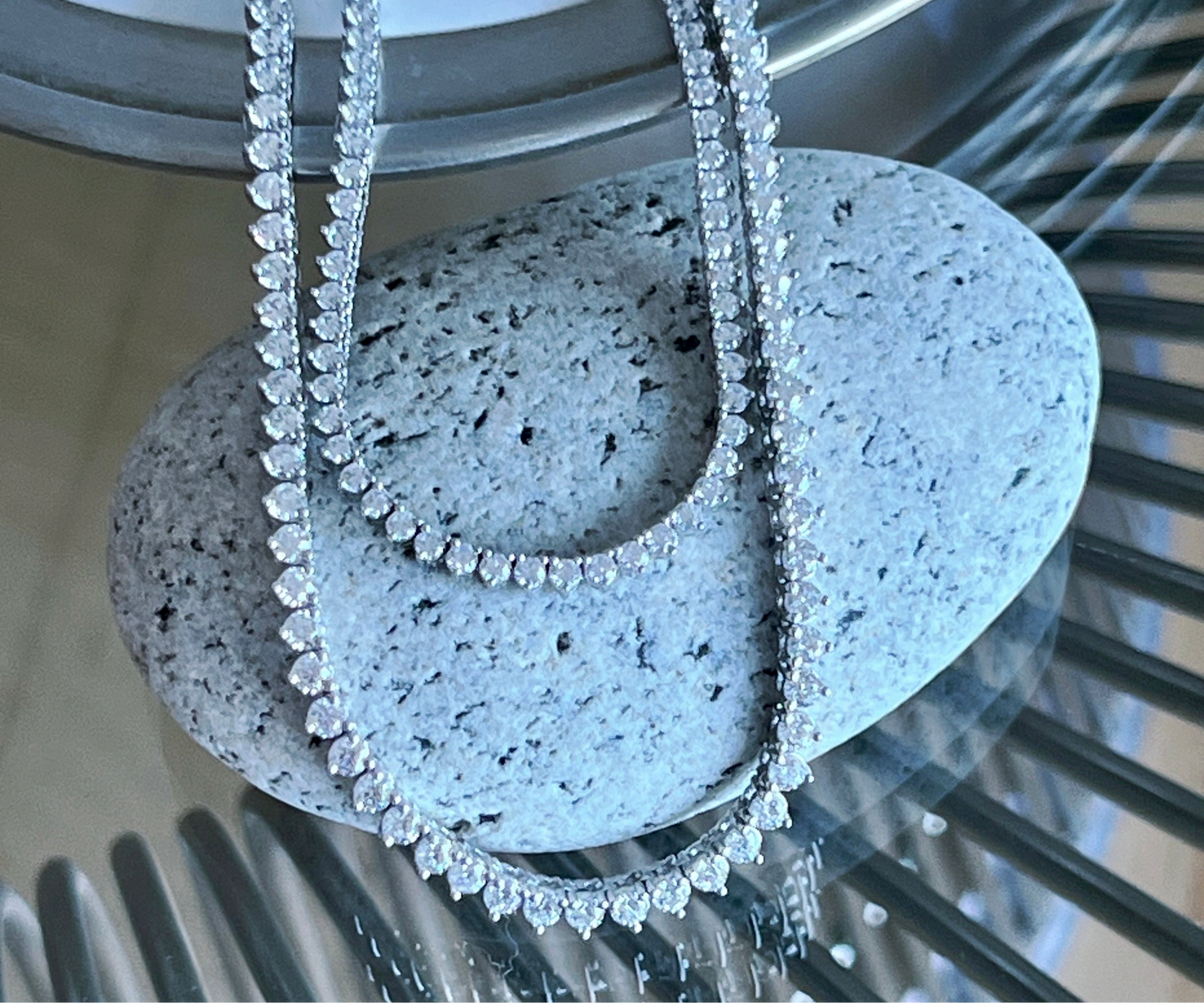 ZIRCONIA TENNIS NECKLACE