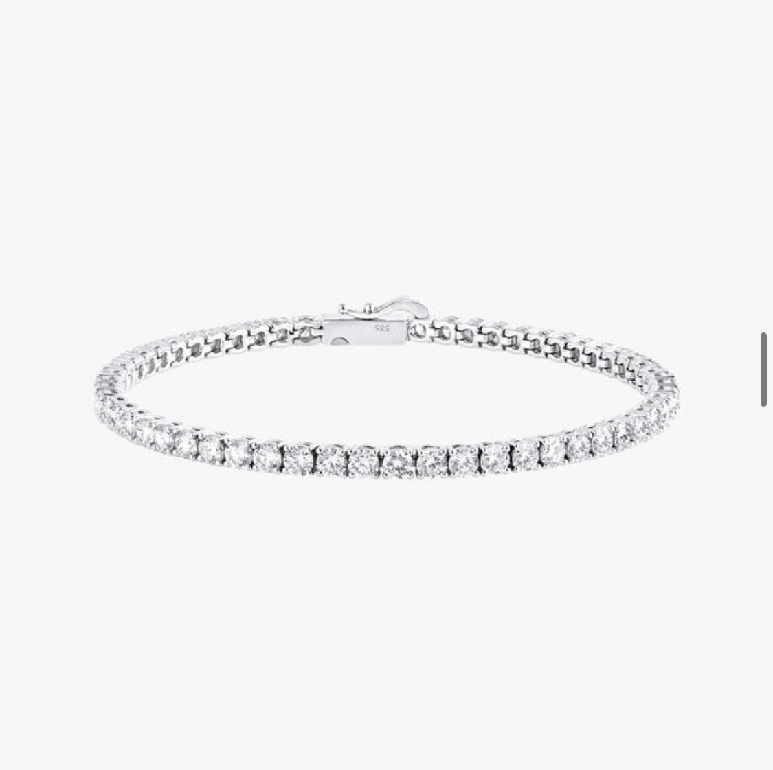 LAB DIA 0.3ct TENNI BRACELET(silver)