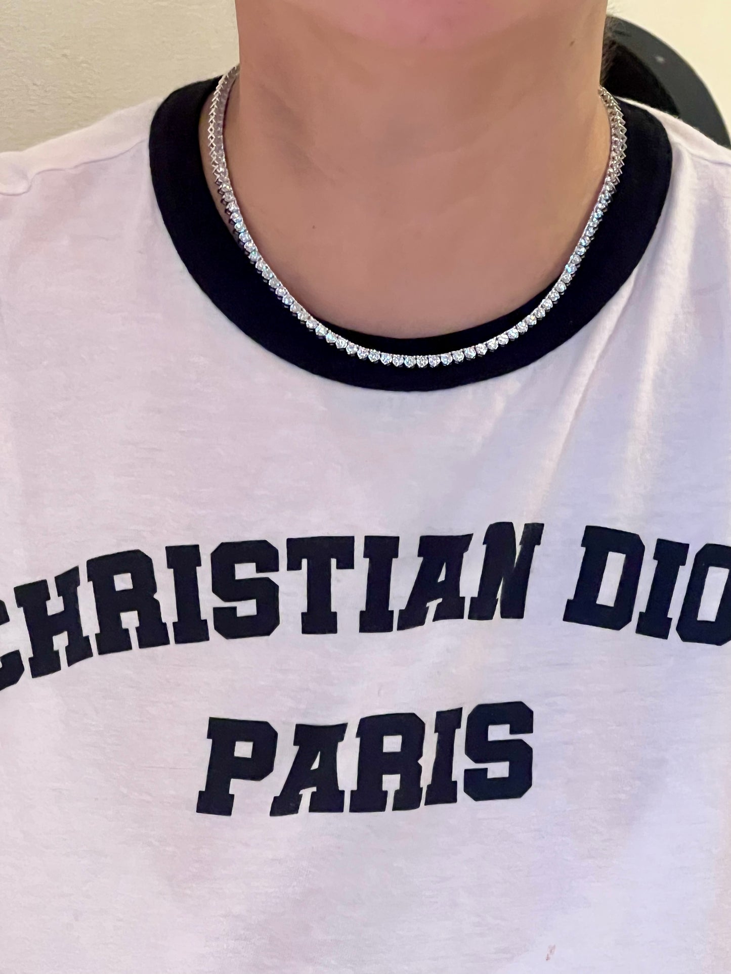 ZIRCONIA TENNIS NECKLACE
